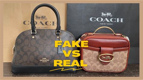 coach bag authentic vs fake|authentic coach purses.